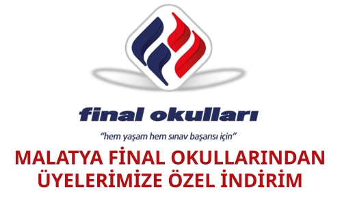 MALATYA FİNAL OKULLARINDAN ÜYELERİMİZE ÖZEL İNDİRİM