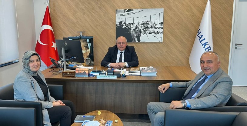 PEKTAŞ, HALKBANK 88.YILDÖNÜMÜ TEBRİK ZİYARETİ YAPTI