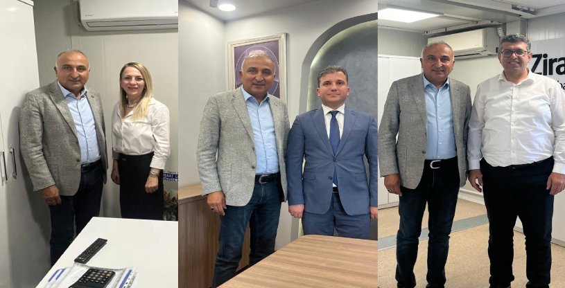 PEKTAŞ, ZİRAAT VE HALK BANKASI GÖLBAŞI VE DOĞANŞEHİR ŞUBELERİNİ ZİYARET ETTİ