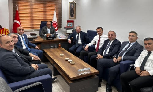 PEKTAŞ'A ZİRAAT BANKASI MALATYA ŞUBE YÖNETİCİLERİ 'HAYIRLI OLSUN' ZİYARETİNDE BULUNDU