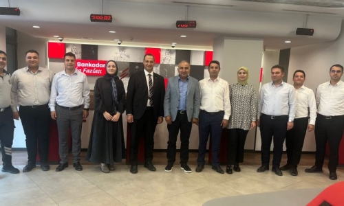 PEKTAŞ, ADIYAMAN KAHTA ZİRAAT VE HALK BANKASI ŞUBELERİNİ ZİYARET ETTİ