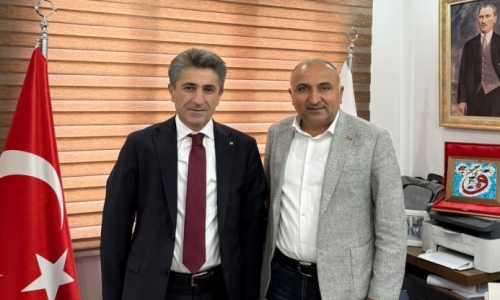 HALKBANK MALATYA BÖLGE KOORDİNATÖRÜ YİĞİT, SENDİKAMIZ BÖLGE BAŞKANI PEKTAŞ'I ZİYARET ETTİ